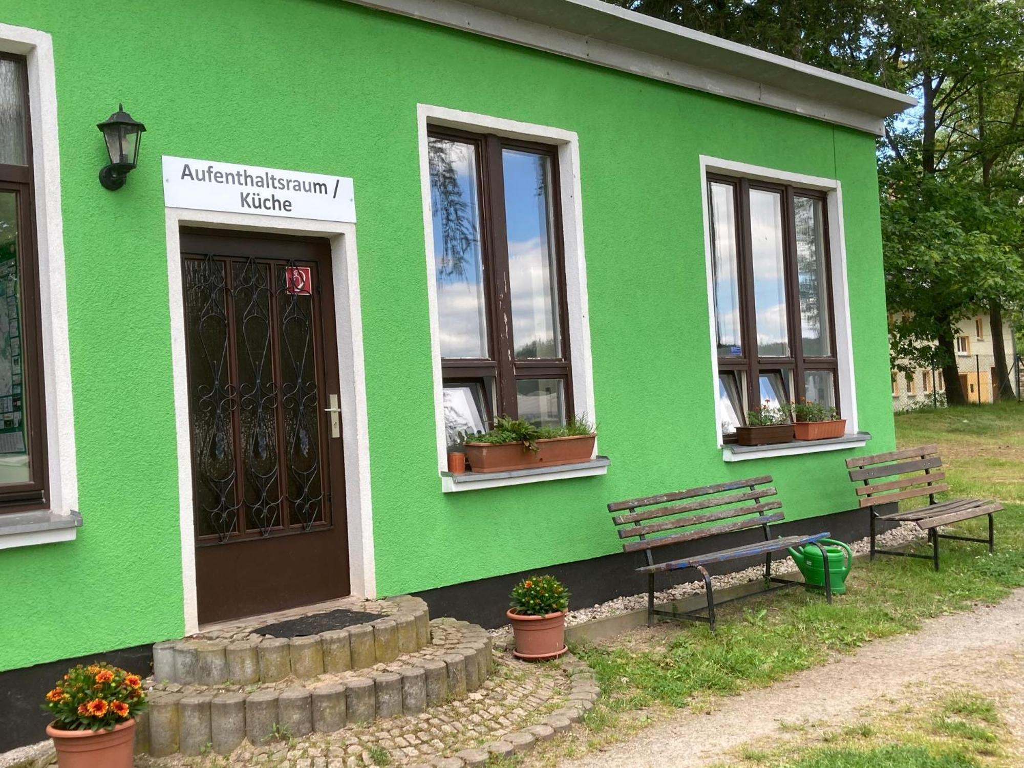 Campingfass Mit Panoramaterrasse Langenbernsdorf Екстер'єр фото