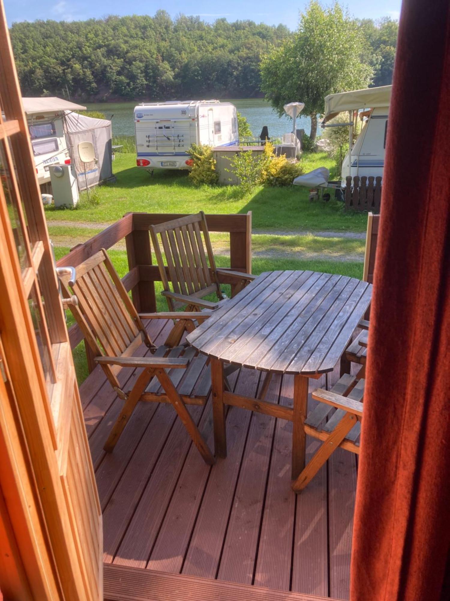 Campingfass Mit Panoramaterrasse Langenbernsdorf Екстер'єр фото
