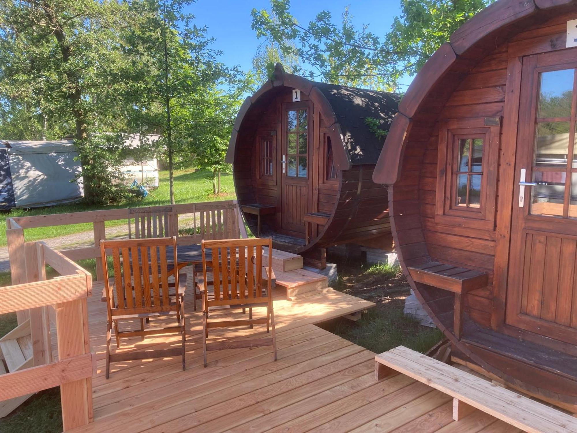 Campingfass Mit Panoramaterrasse Langenbernsdorf Екстер'єр фото