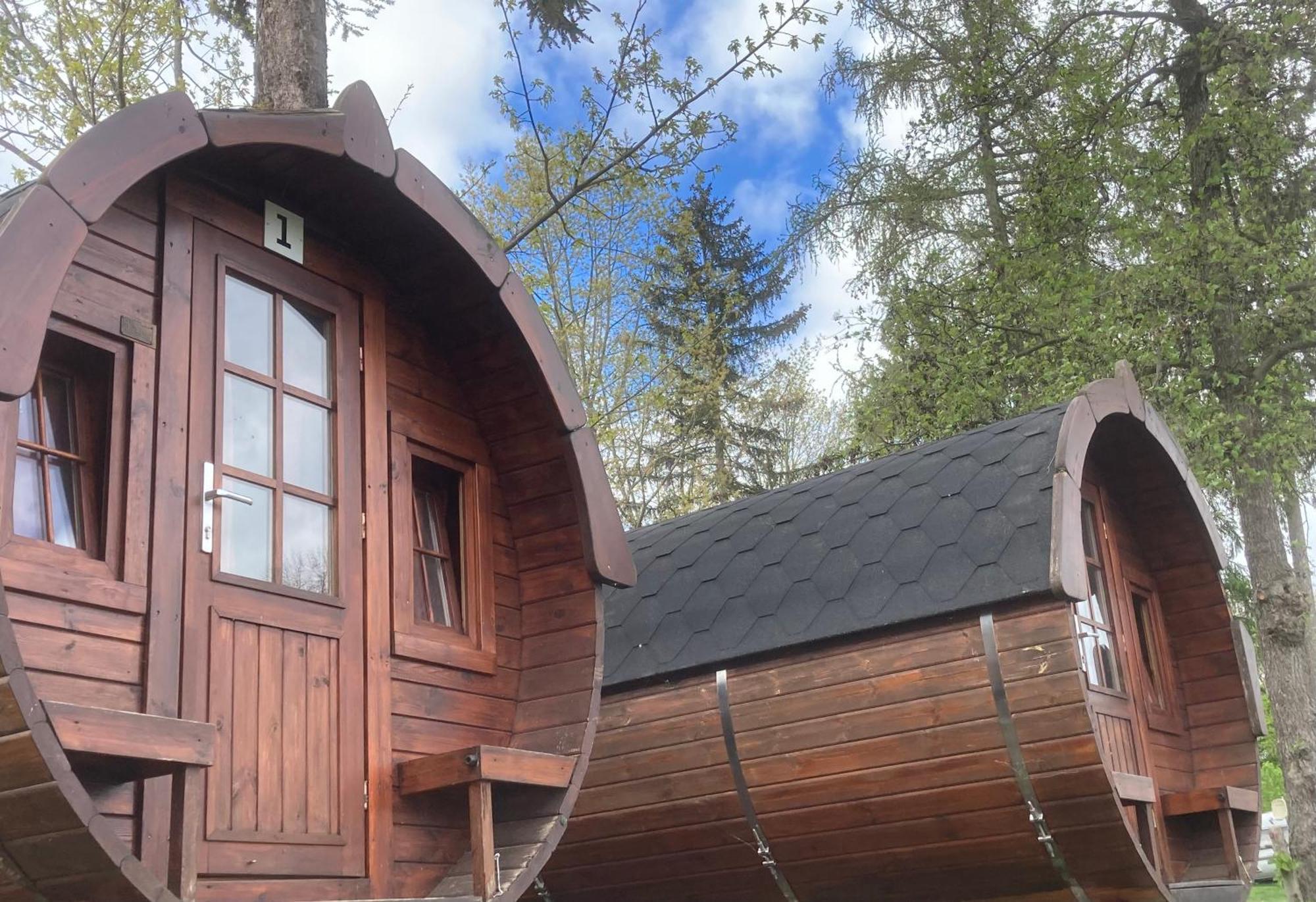 Campingfass Mit Panoramaterrasse Langenbernsdorf Екстер'єр фото