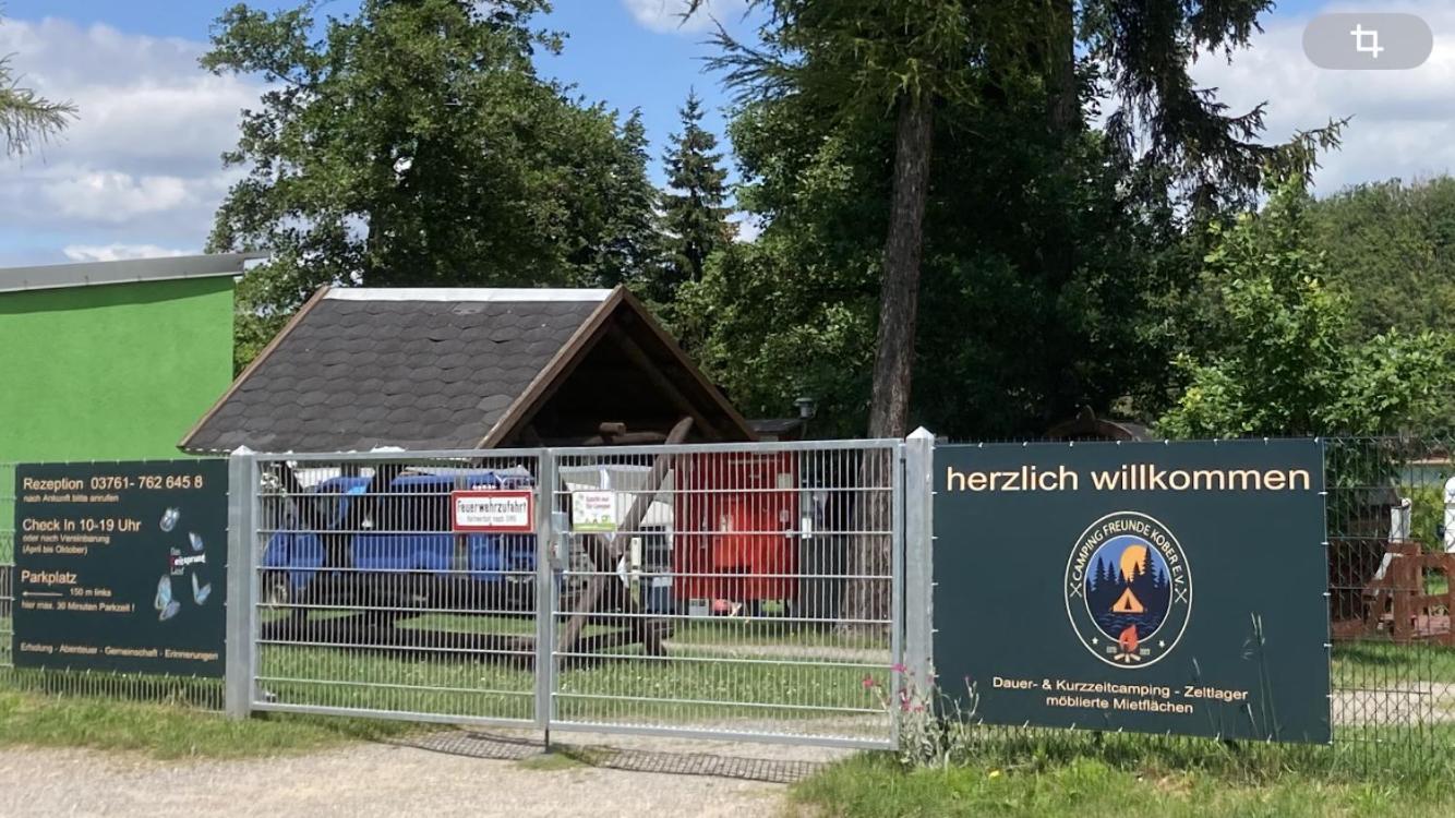 Campingfass Mit Panoramaterrasse Langenbernsdorf Екстер'єр фото